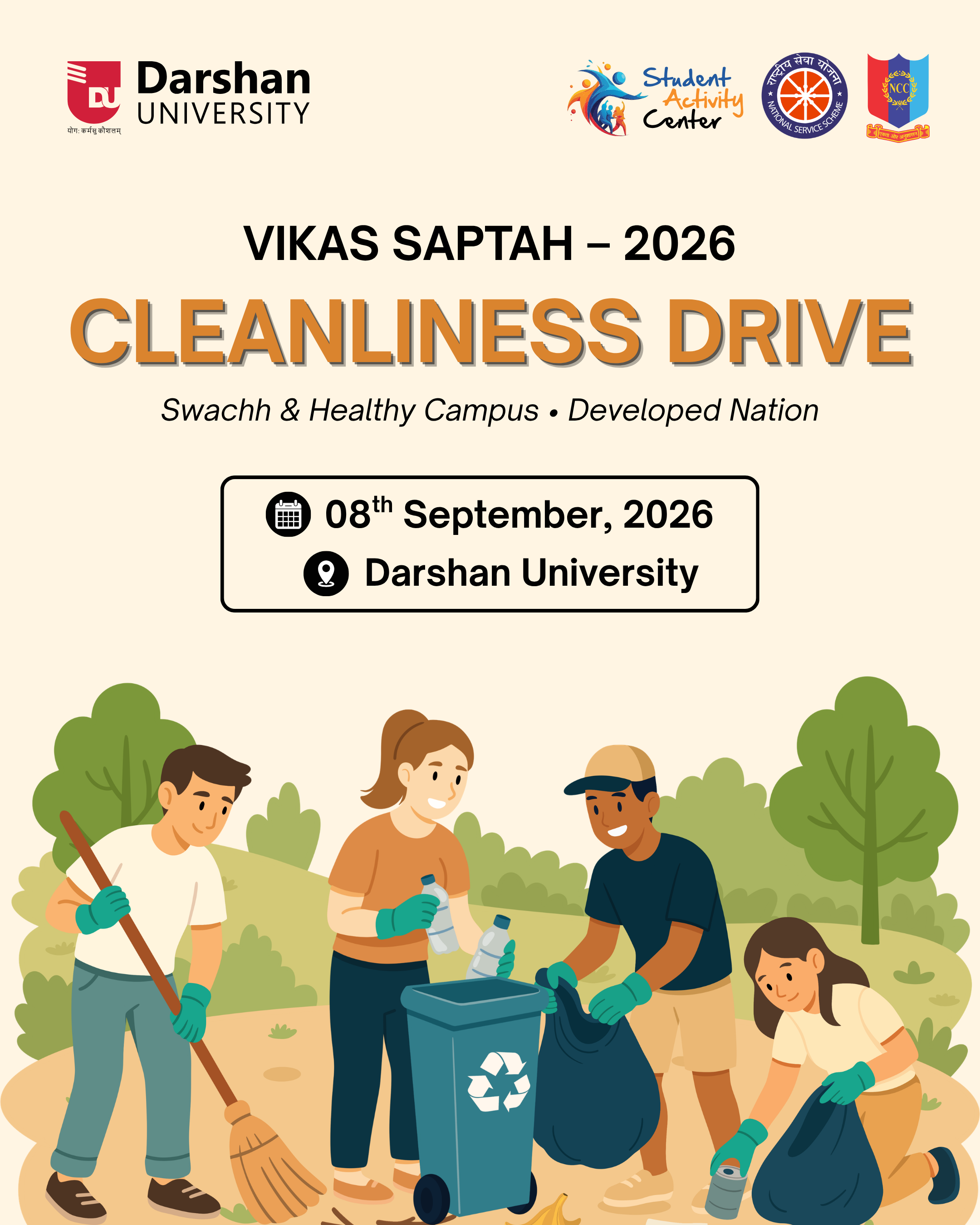 Vikas Sapthah 2026 - Cleanliness Drive