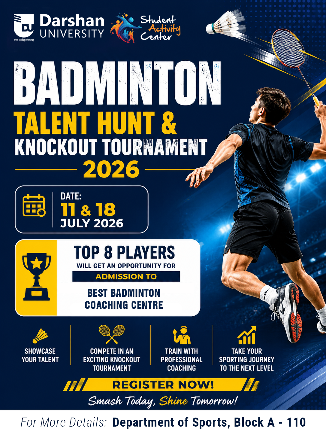 Badminton Talent Hunt & Knockout Tournament 2026