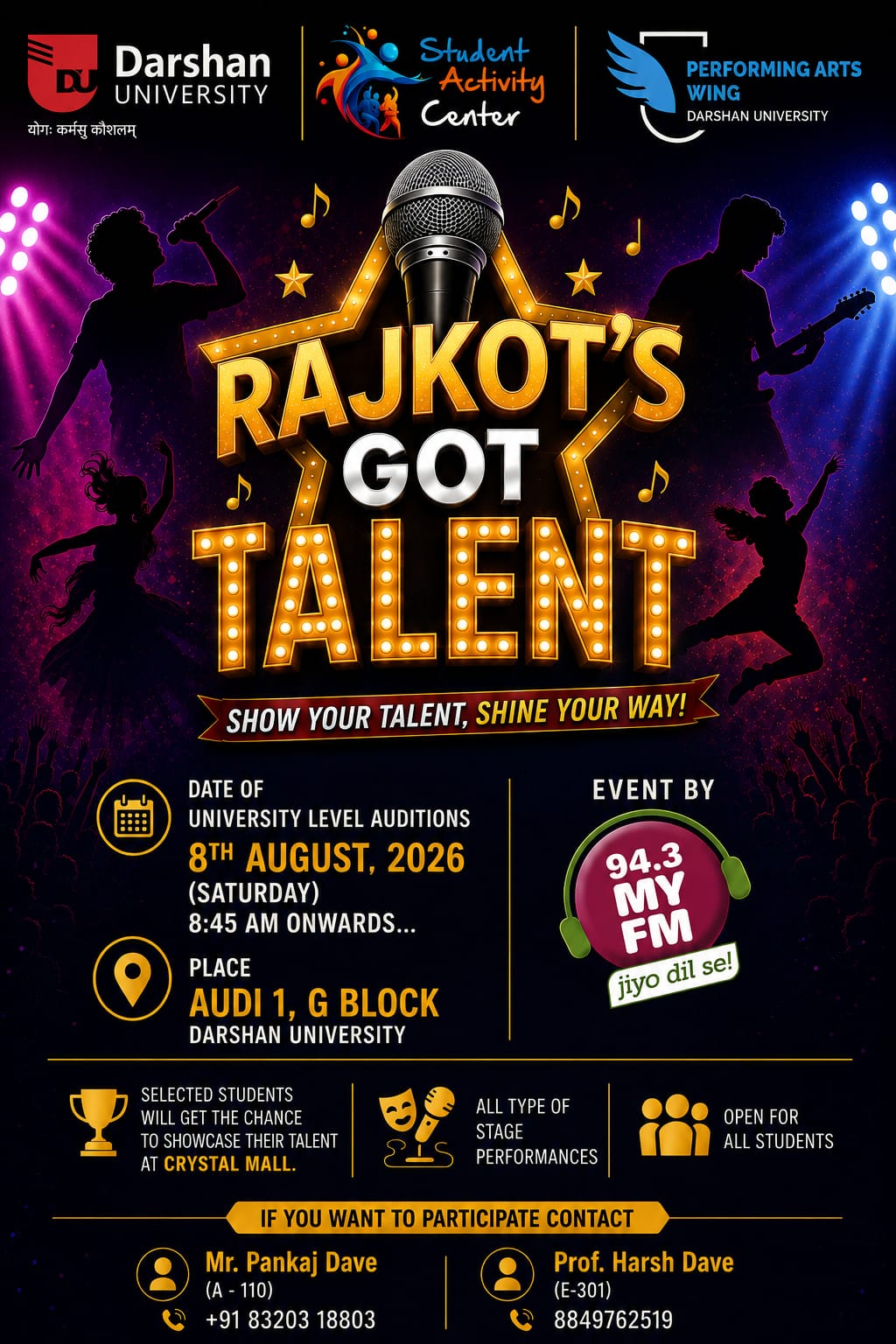 Rajkot's Got Talent University Level Auditions