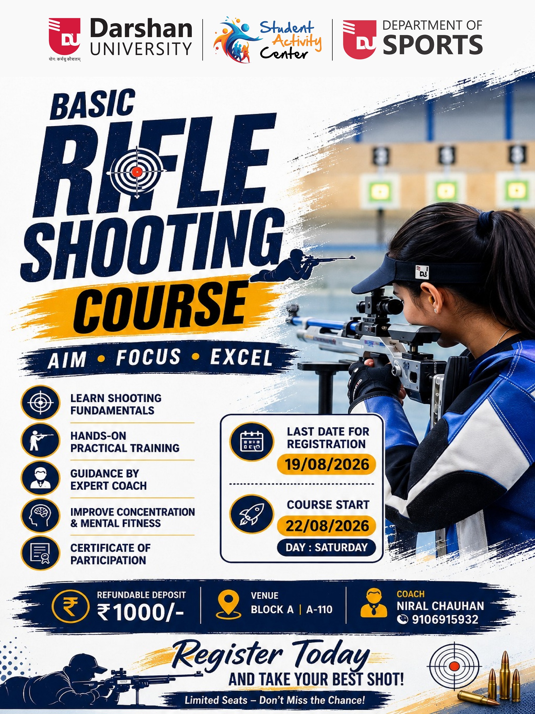 Basic Certificate in Rifle Shooting  